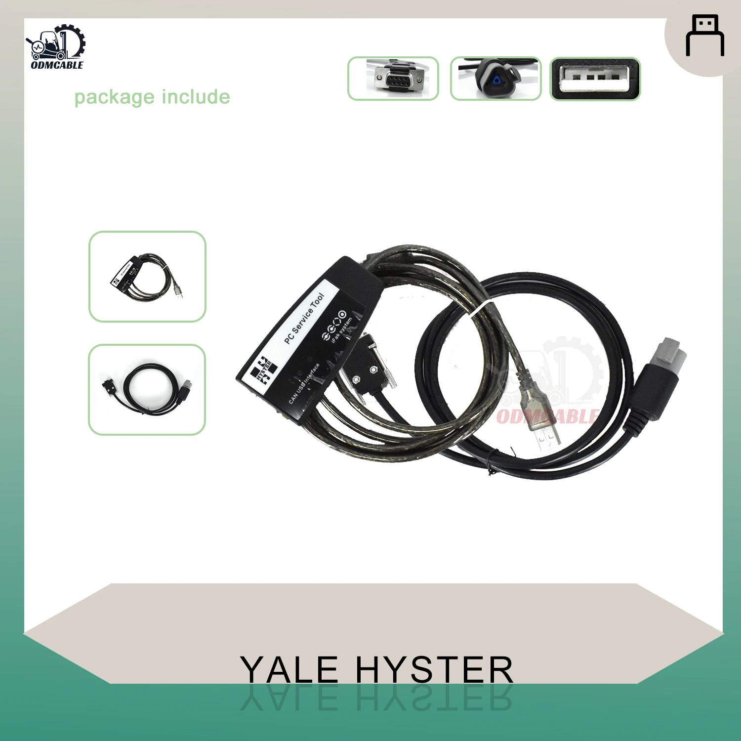 Usb Interface Hyster Yale Forklift Auto Diagnostic Scanner For Yale Hyster Pc Service Tool Ifak Can