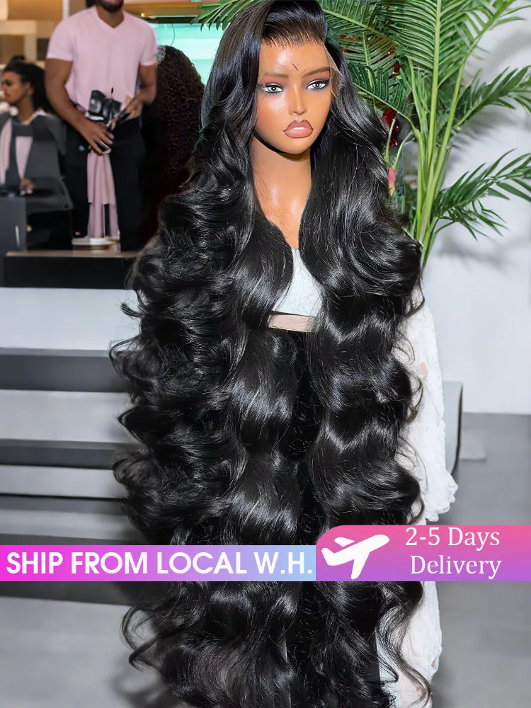 

YKB 250 Density Body Wave Human Hair Wigs 13x6 HD Lace Front Water Wave 6x6 Closure Glueless Wig Preplucked Peruvian For Women