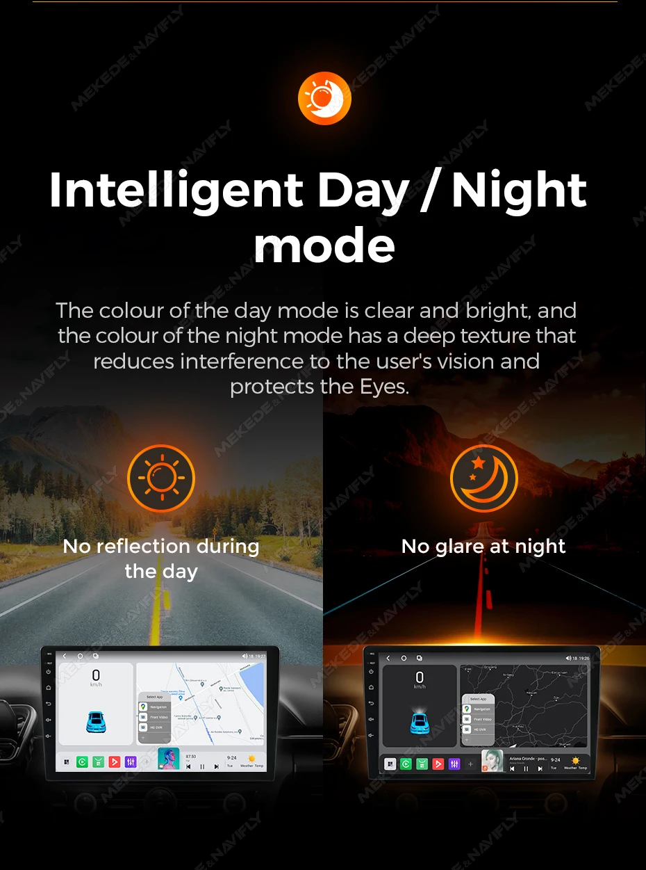 MEKEDE 8-Core 4GB + 64GB أندرويد راديو السيارة ستيريو العالمي UIS8581 رئيس وحدة 1280*720 Carplay RDS 5G WiFi مشغل فيديو الوسائط المتعددة #3