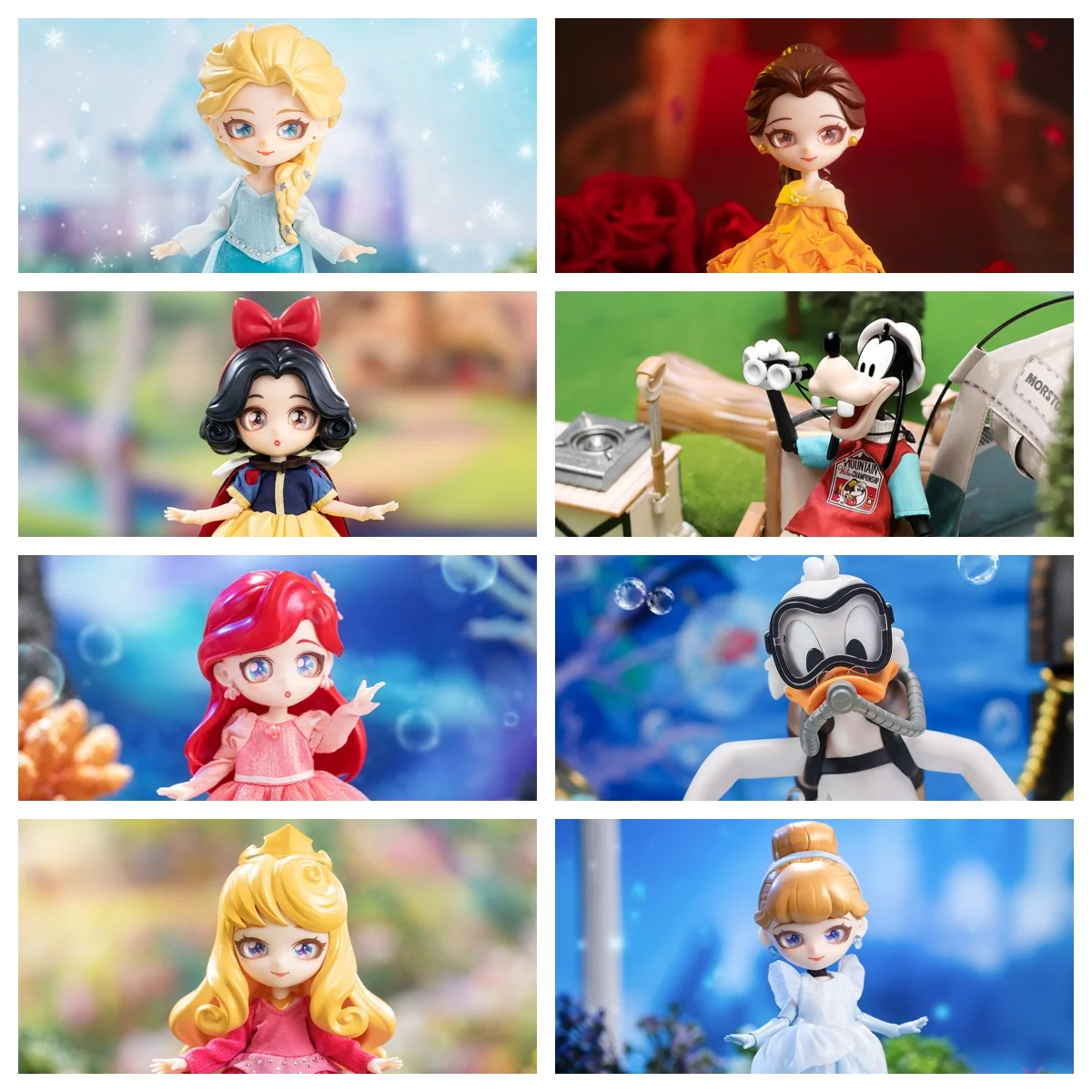 

HIPLAY MORSTORM Goofy Goof Princess Cindy Cinderella Action Figure Series