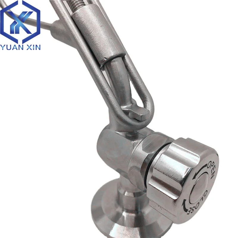 304 stainless steel beer sampling valve and defoaming coil combination pigtail cooling coil for beer fermentation tank red wine view 4