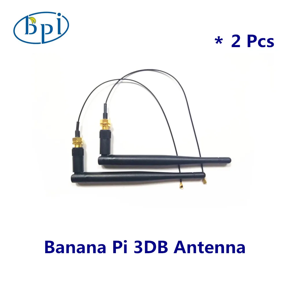 

Banana Pi BPI -3DB Flexible 2.4GHZ 3DB WiFi Antenna Accessory for DIY R1 Development Router Board 2pcs/lot