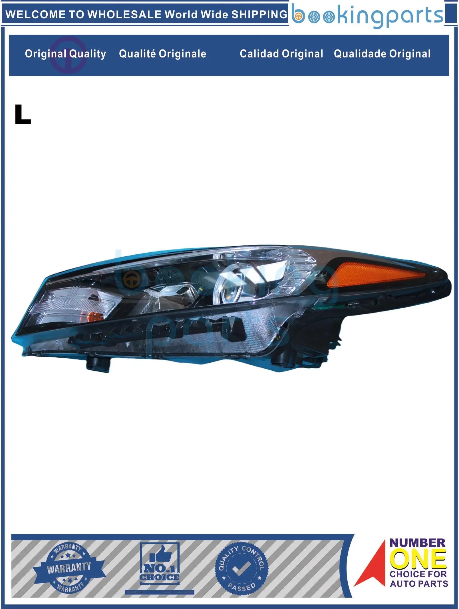 HEA73516(L-LED-Y), Headlamp For KIA CERATO 2016-［LED YELLOW ］