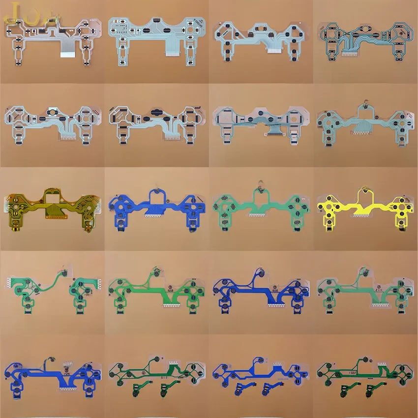 JCD boutons ruban Circuit imprimé pour PS2 PS3 PS4 Pro mince JDS 030 040 050 contrôleur Film conducteur clavier câble flexible pour PS5