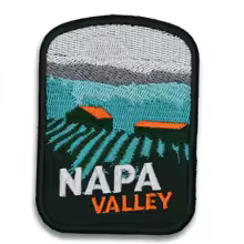 embroidered logo patch