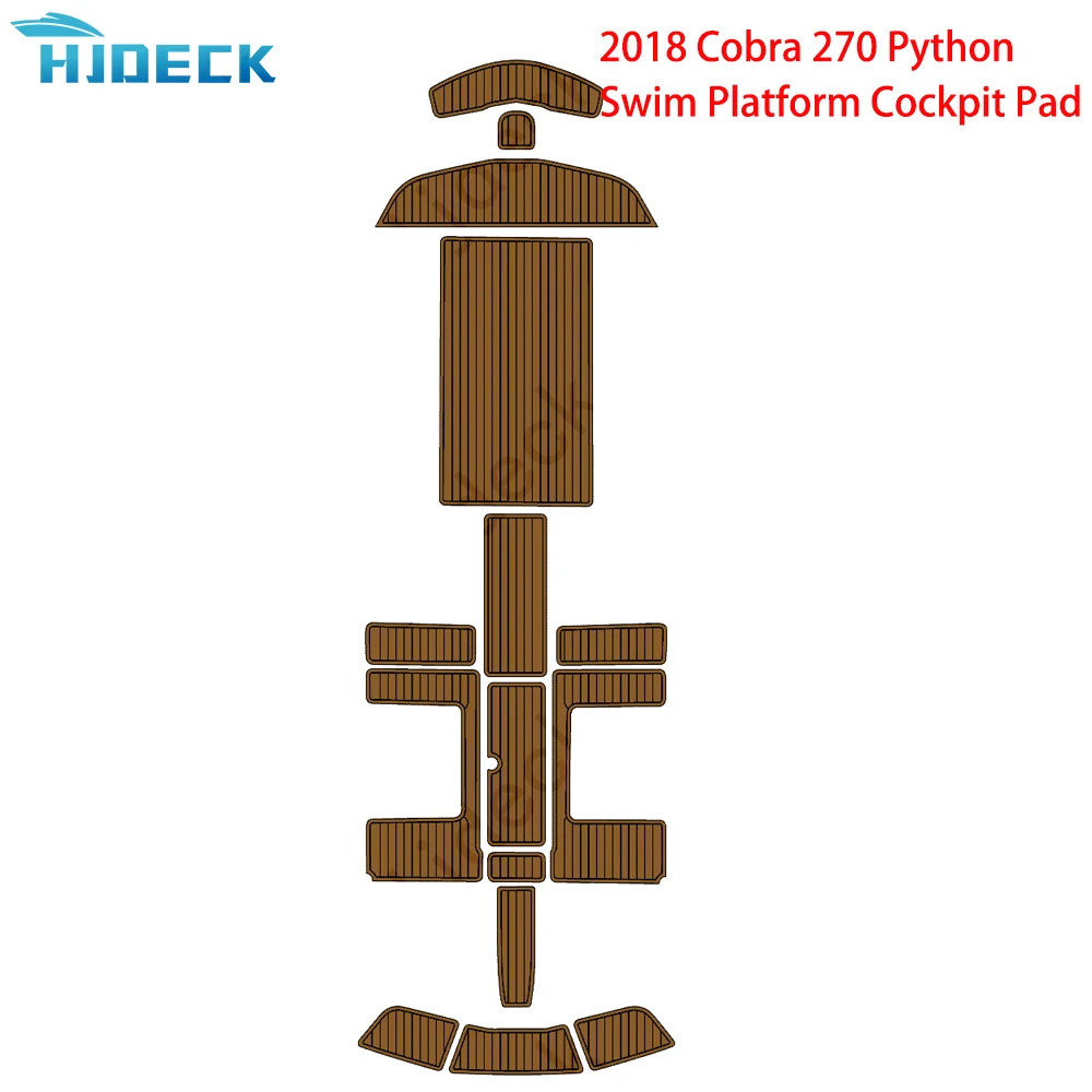 2018 Cobra 270 Python  Yacht Boat Accessories Marine EVA Foam Flooring Traction Mats Swim Platform Cockpit Customizable