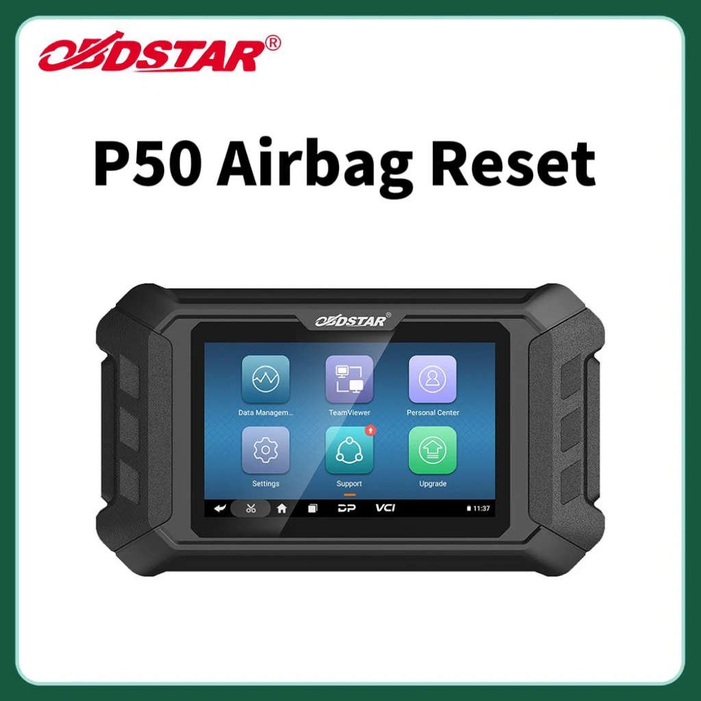 OBDSTAR P50 Airbag Reset Tool Covers 77 Brands and 10500+ ECU Part No. by OBD / Bench