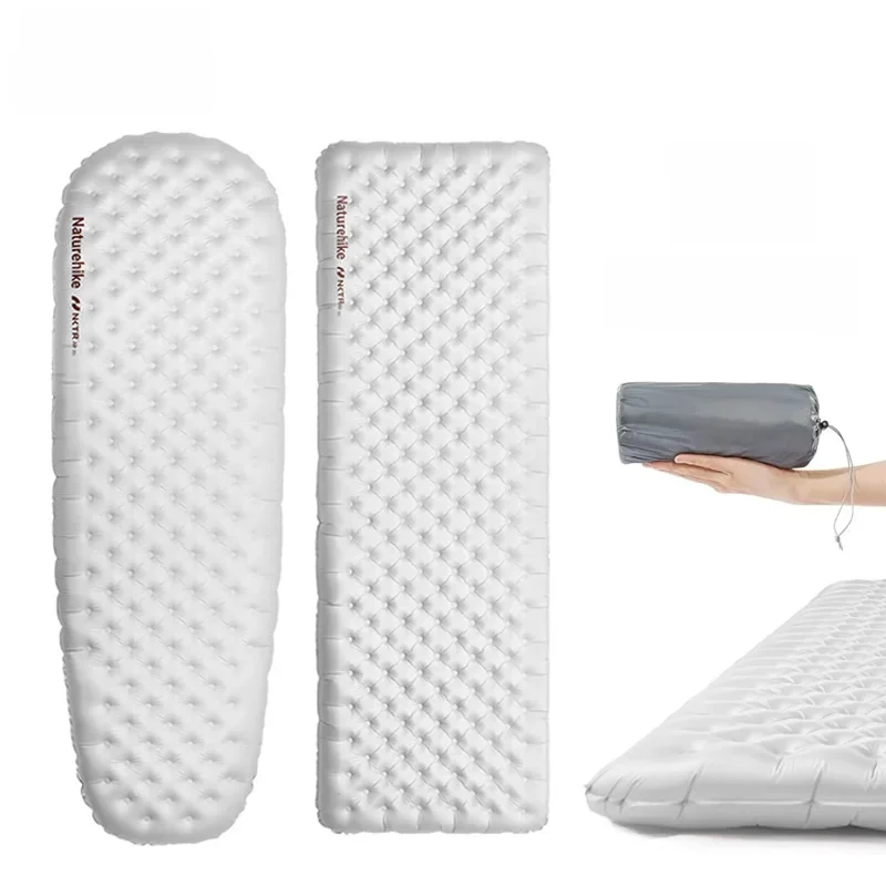 Mata do spania Naturehike Camping 8.8 R Value Ciepła Ultralekka Nadmuchiwana Mata Outdoorowa Przenośna Namiotowa Jednoosobowa Wodoodporna — zdjęcie 2