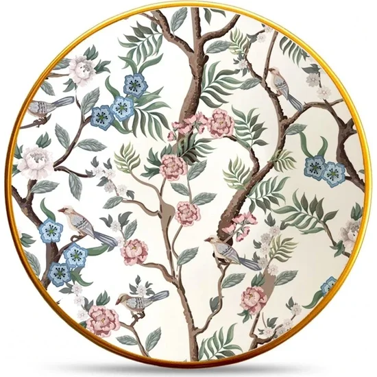 

Majida Adel Serving Plate Set of 6 25 cm. chinoiserie