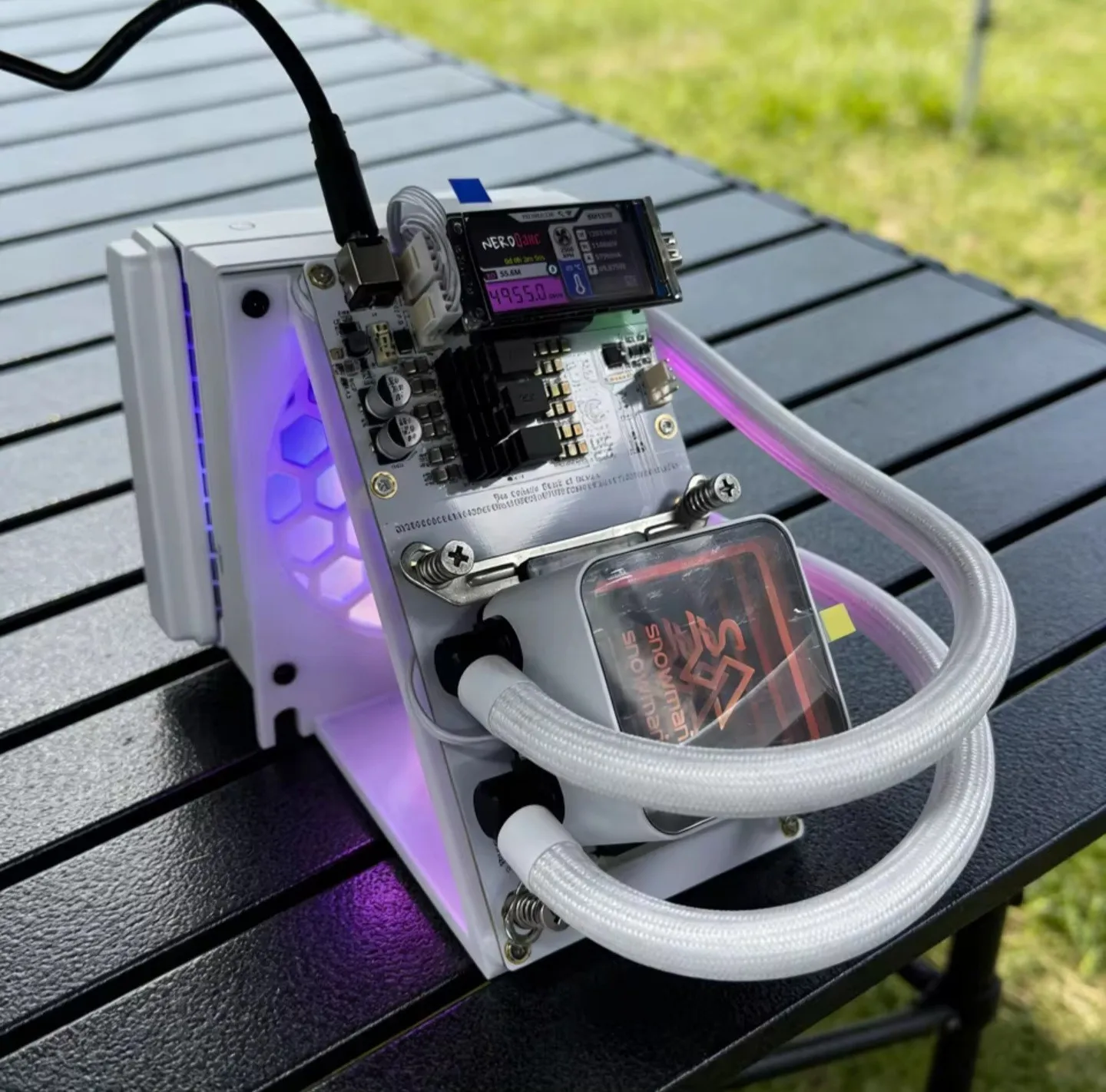 

HF; BUY 3 GET 2 FREE - Bitaxe NerdQaxe++ Hydro 4.8th/S White Miner Brand New