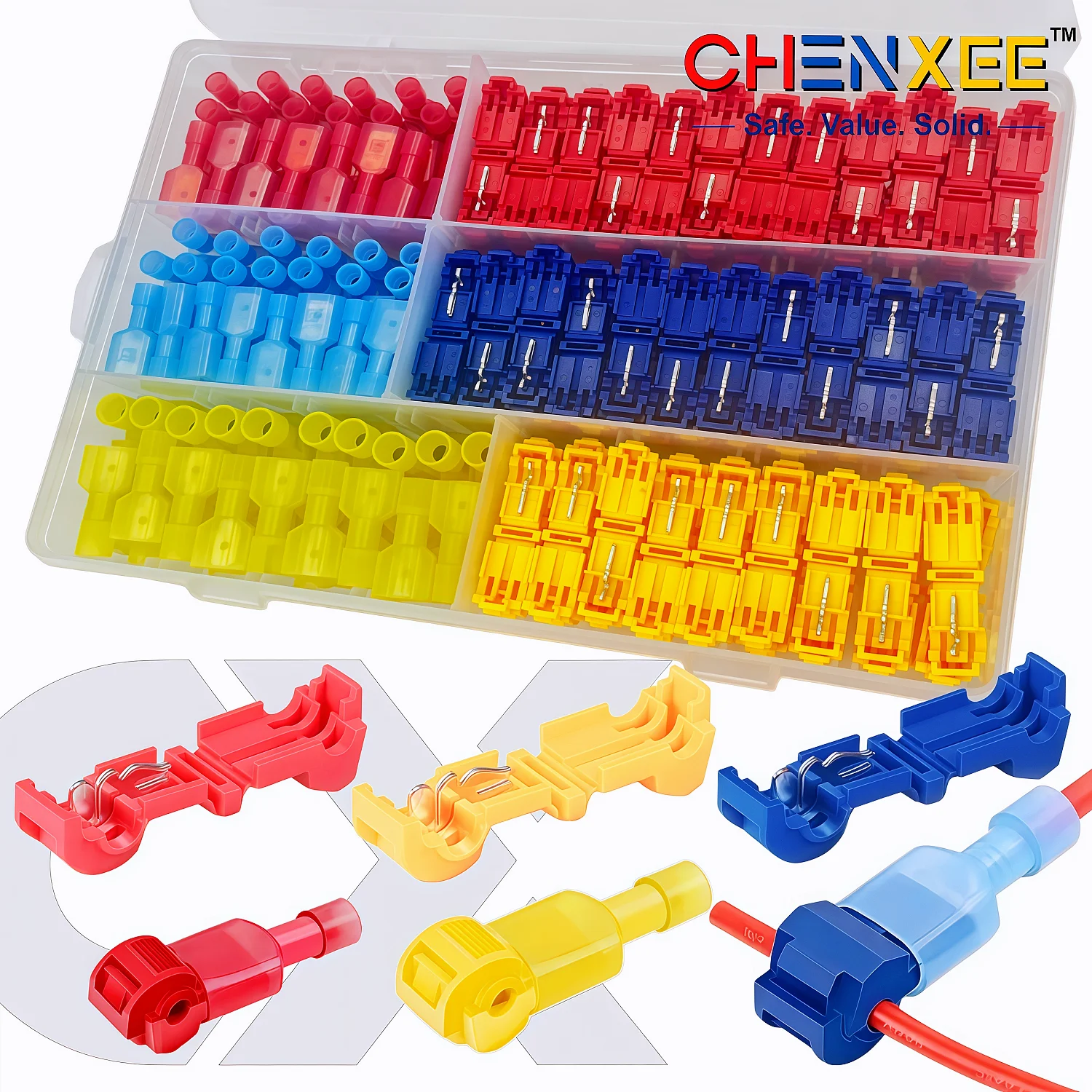 T Tap Wire Connectors, Quick Splice Wire Terminals T-Tap Sel