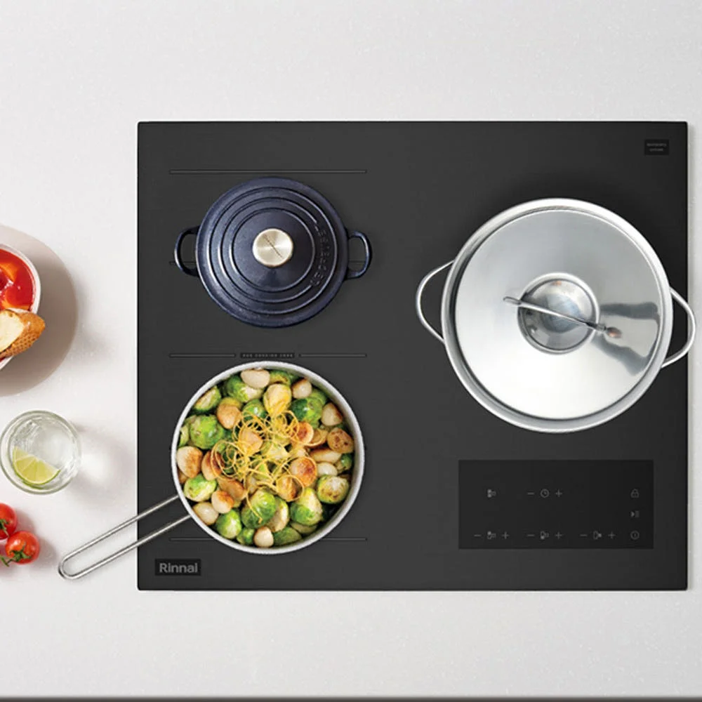 [Rinnai] موقد كهربائي مدمج ذو نطاق كهربائي ثلاثي الشق