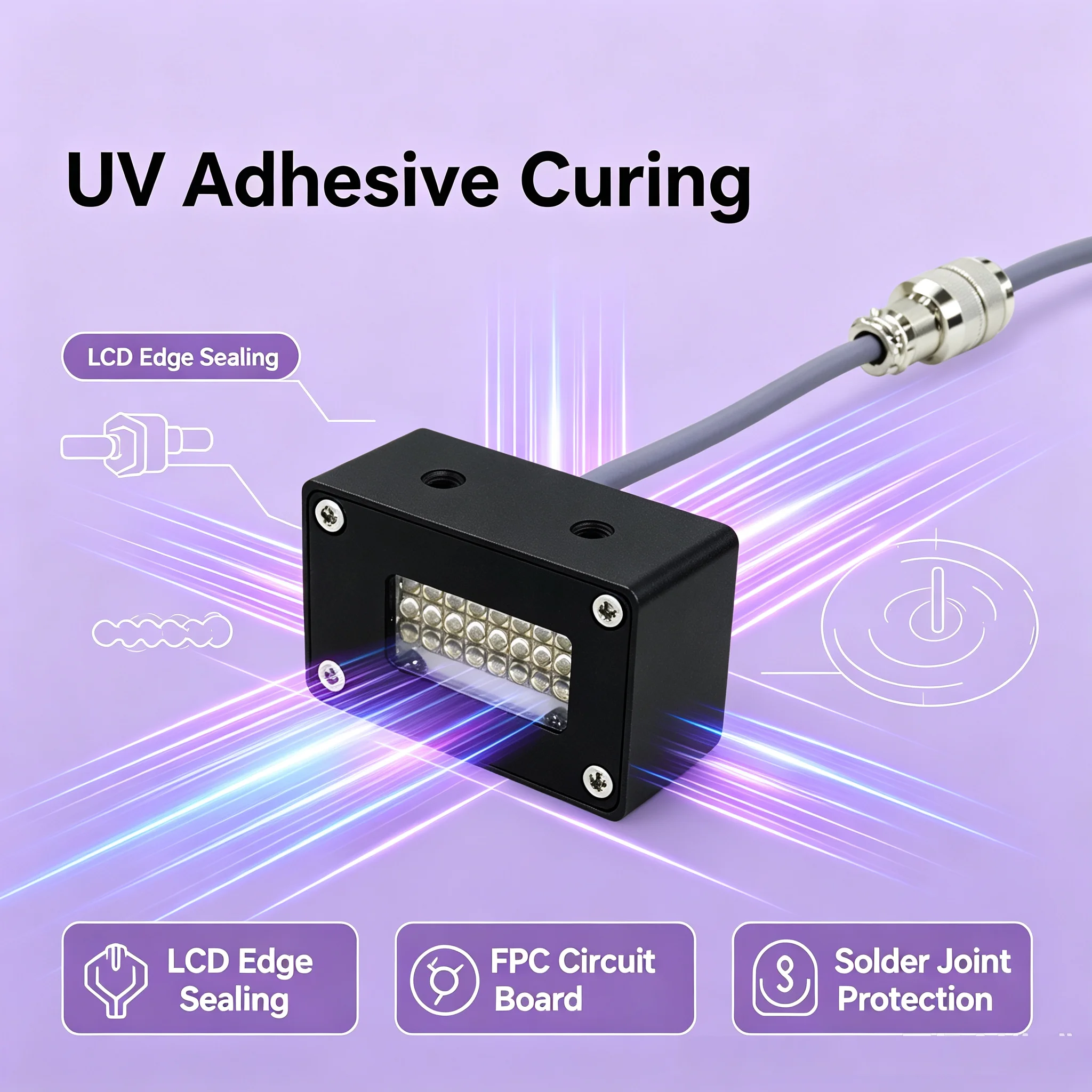 33*15 MM UV LED Pre Curing Lam - Uv Led Lamp Printer 评论和价格