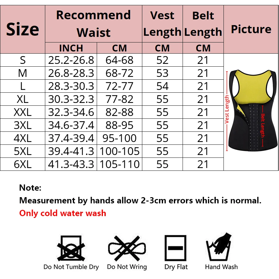 Women Waist Trainer Corset Zipper Vest Body Shaper Cincher Shapewear Slimming Belt Sports Girdle Neoprene Sauna Tank Top