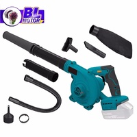 2 IN 1 180MPH Cordless Brushless Electric Air Blower Blowing & Suction Leaf Dust Collector For Makita 18V Battery