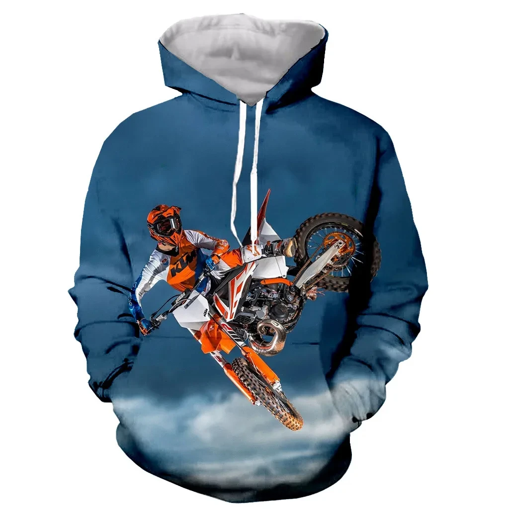 Motorcycle Motocross Printed Hoodies for Men New Fashion Long Sleeves 3D Men Sports Hoodies Sweatshirts Jacket Oversized Clothes