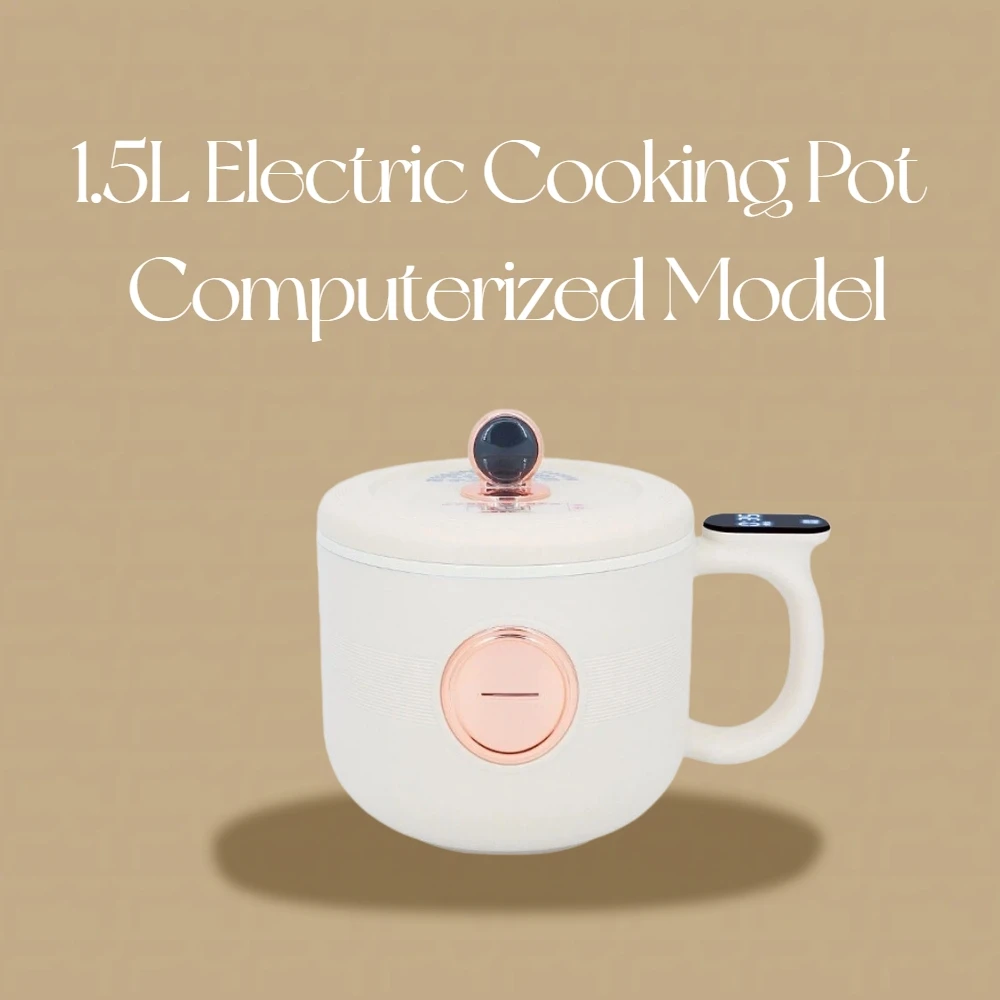 

Multifunctional Electric Cooking Pot — Compact All-in-One Mini Noodle Cooker (Plug-in) — Ideal for Dorms and Single Servings