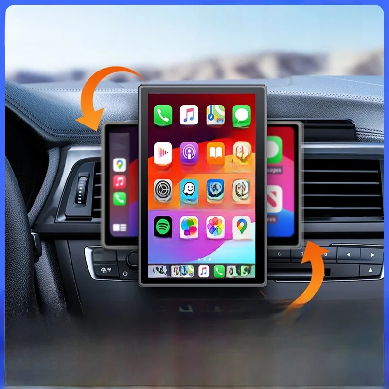 Jansite 7" draagbare multimediaspeler Carplay AI-scherm IPS-scherm GPS-navigatie Bluetooth-ondersteuning Horizontaal/verticaal scherm - afbeelding 2
