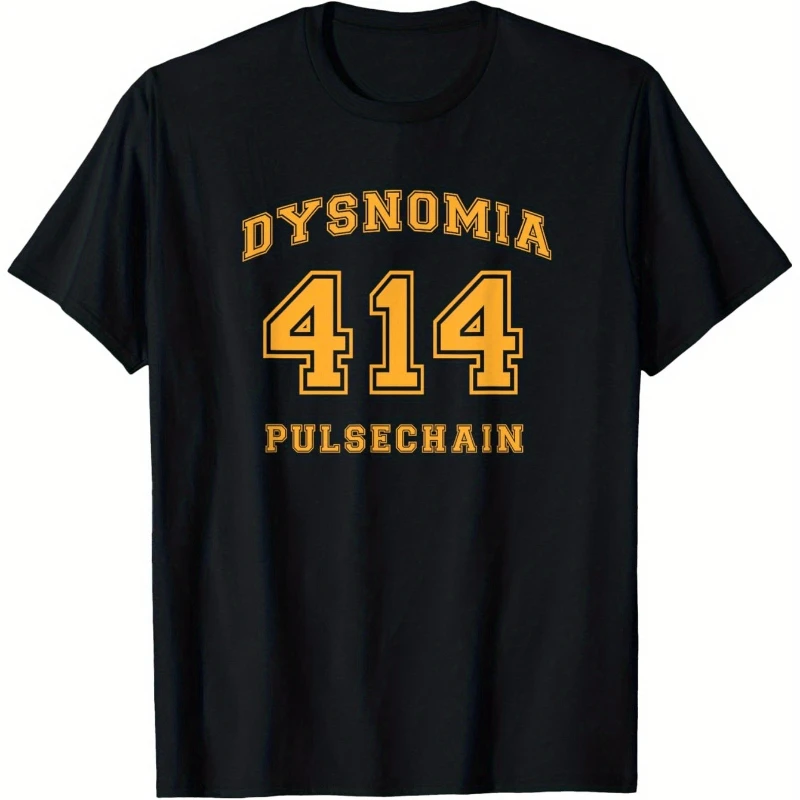 

Dysnomia Atropa and Dai Crypto Ecosystem on PulseChain T-Shirt Funny pattern Casual and comfortable roundneck cotton short sleev