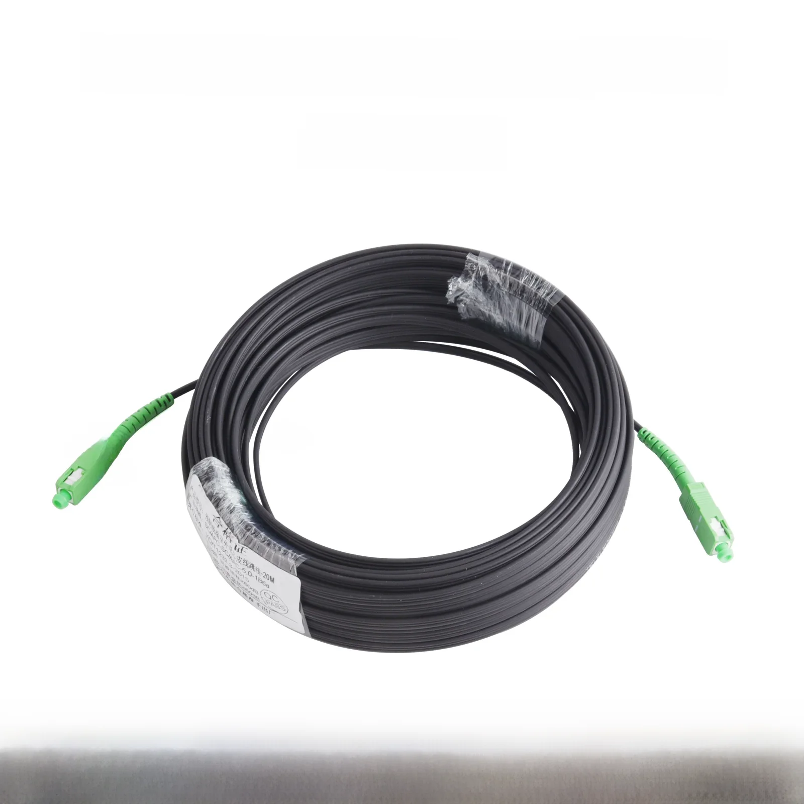 Przewód światłowodowy APC SC do APC SC Optyczny jednomodowy 1-rdzeniowy przedłużacz zewnętrzny Simplex Patch Cord 20M/30M/40M/50M/60M/70M — zdjęcie produktu 7