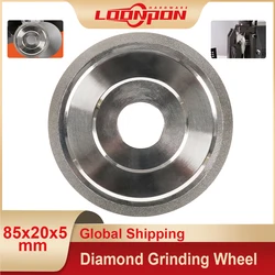 1Pc Diamond Coated Grinding Wheel Cutter Grinder Tool 85x20x5mm 150 Grit