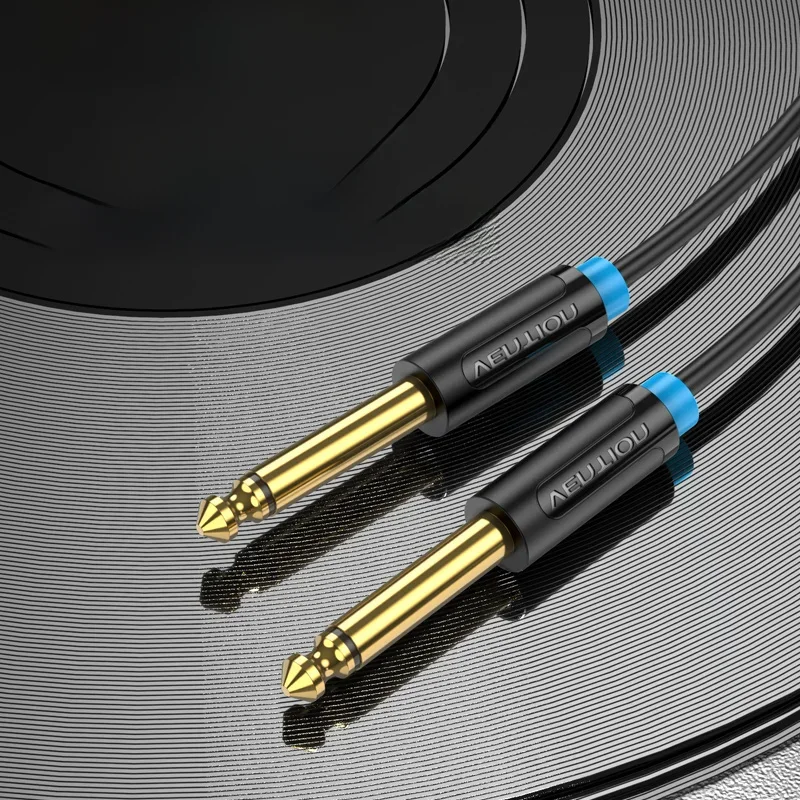 Vention Aux câble de guitare Jack 6.5mm à 6.5mm câble Audio pour mélangeur de guitare haut-parleur stéréo Jack 6.35mm câble Aux 1m 3m 5m 10m