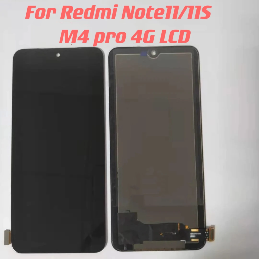 Imagem -03 - Original Lcd Display Touch Screen Digitizer Assembly Redmi Nota 11 11s 4g Telefone Móvel Poco m4 Pro 6.43