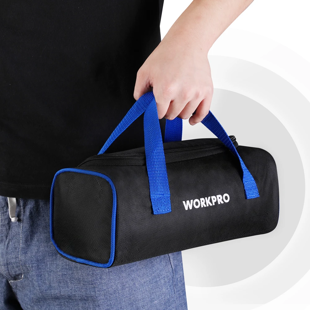 WORKPRO 12 Inch Handheld Multifunctional Tool Bag Electrician Kit Maintenance Tool Storage Bag Repair kit Storage Organize Bag