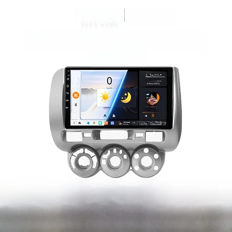Radio samochodowe JIUYIN 9" do HONDA FIT JAZZ RHD 2002 2003 2004 2005 2006 2007 Android 13 Multimidia Odtwarzacz wideo Jednostka główna Carplay — zdjęcie 2