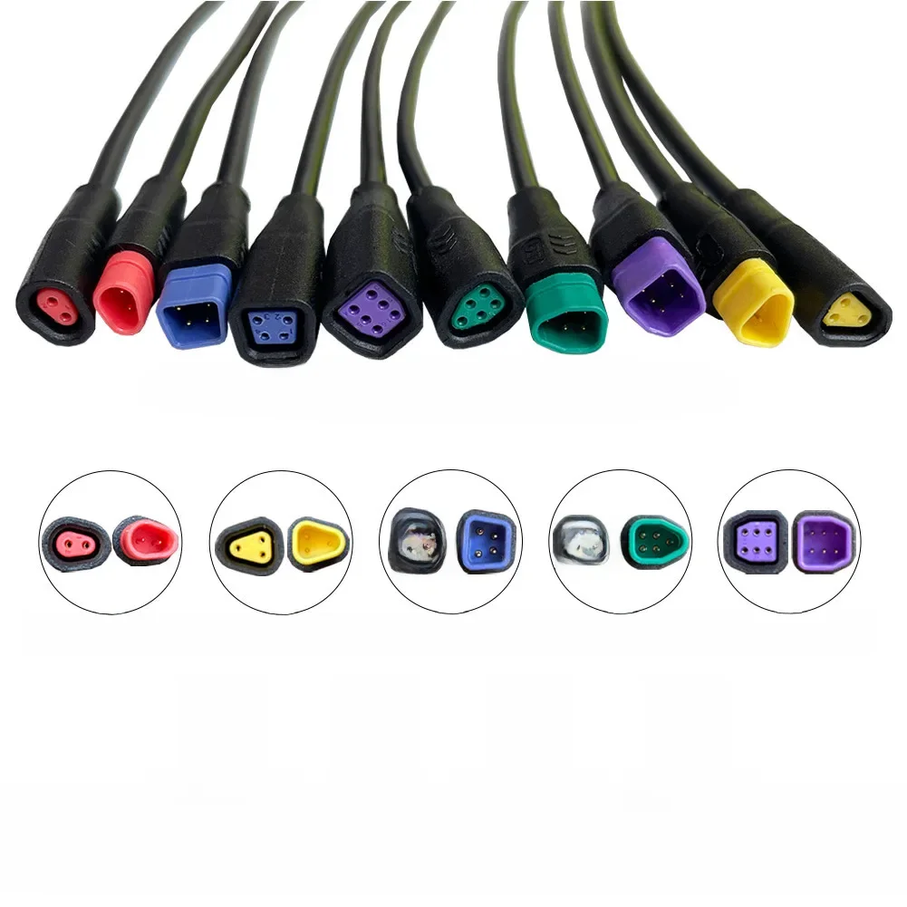AliExpress Ebike Shaped Connector 23456 Pin Cable, Waterproof Connector Signal Line, Durable And Easy Installation, Plastic Material
