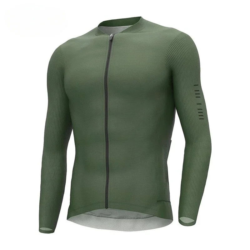 AliExpress CWFSTRAVAYBM Summer Cycling Long-sleeved Breathable Cycling Clothing Top Men's Thin Long-sleeved Cycling Jersey