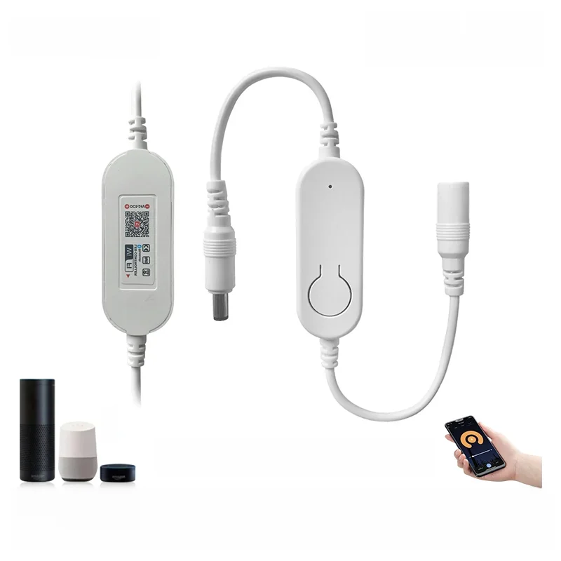 Kontroler WiFi TUYA DC12V-24V LED Jednokolorowy inteligentny ściemniacz CCT Regulacja jasności dla taśm LED Praca z Alexa Google — zdjęcie 2