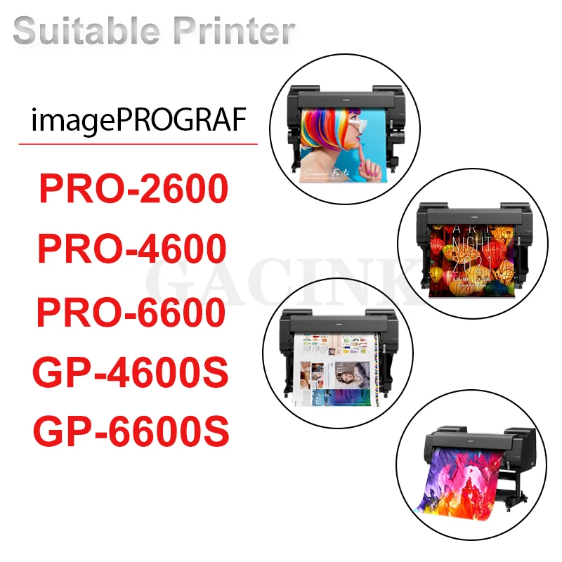 PFI-3700互換のインクカートリッジ,顔料インク,Canon imageprograf pro-2600 pro-4600 pro-6600 GP-4600S GP-6600S, 700ml