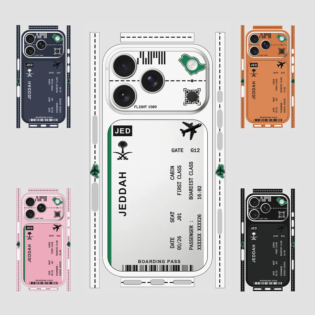 

Премиальные виниловые наклейки для полной обертки iPhone 17 Pro – Дизайнерские скины-наклейки IPM56, серия «Билеты Саудовской Аравии» от Nexa Skins