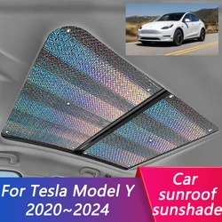 Per Tesla Model Y 2020 2021 2022 2023 2024 tetto apribile parasole tetto protezione solare isolamento termico tetto protezione solare copertura isolante termico