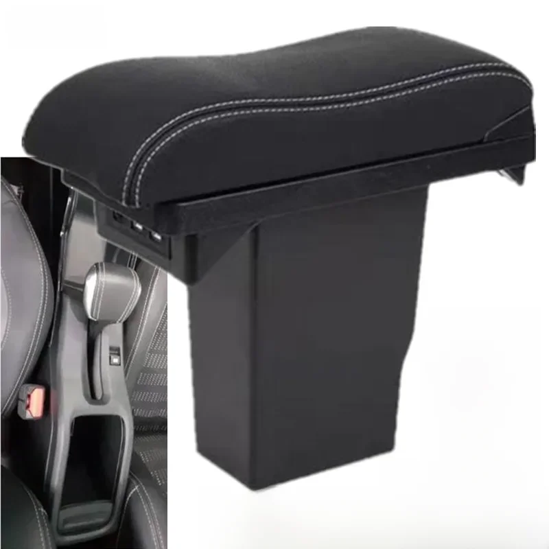 Voor Peugeot 2008 Armsteun doos 2012-2018 Auto Opbergdoos Met USB Opladen Auto Retrofit Onderdelen Interieur Details Auto accessoires - afbeelding 2