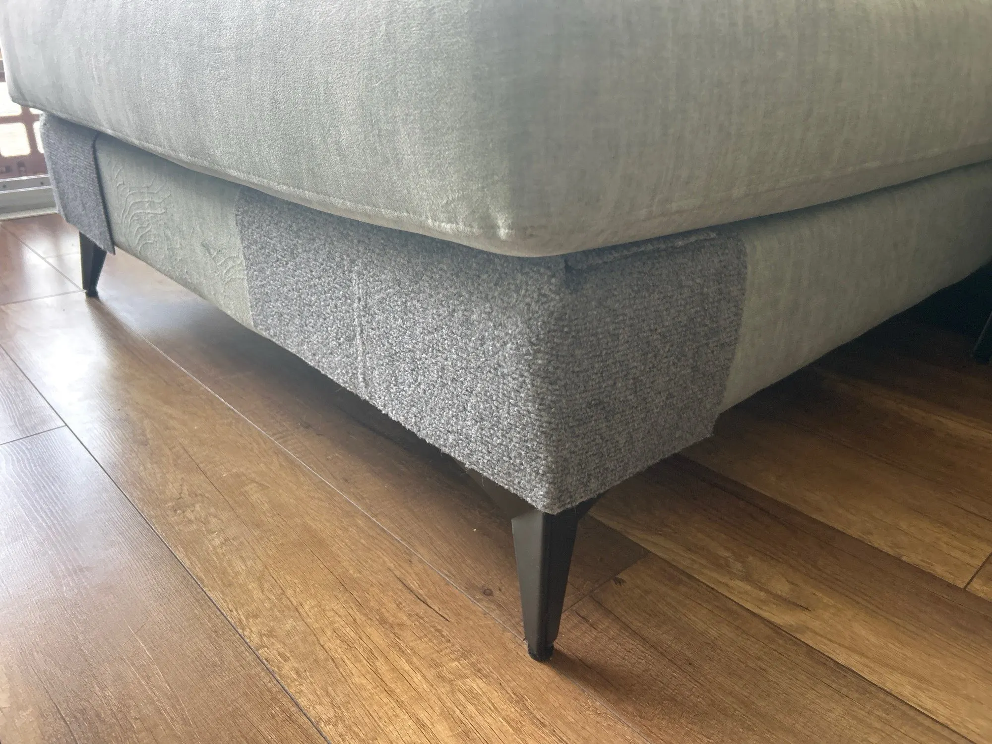 Customer review photo for Self-Adhesive Cat Scratch Furniture Protector