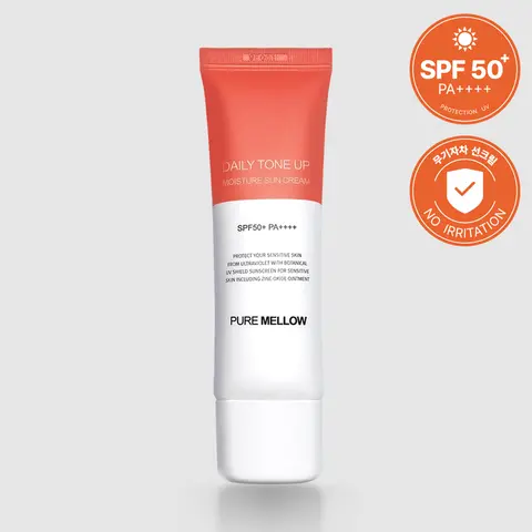 퓨어멜로우 데일리 톤업 촉촉 선크림 50ml (SPF50+ PA++++)