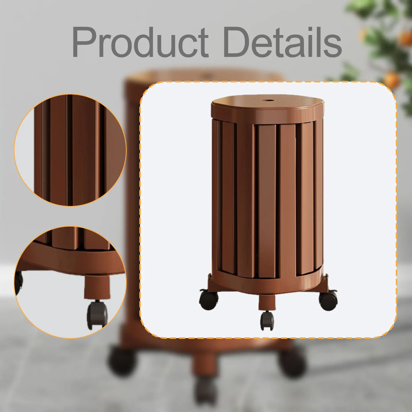 مجموعة براز قابلة للتكديس مع عجلات، مجموعة كرسي متعددة الأغراض، مقاعد طعام للأريكة الصغيرة بجانب السرير لمقهى الاستوديو المنزلي #6