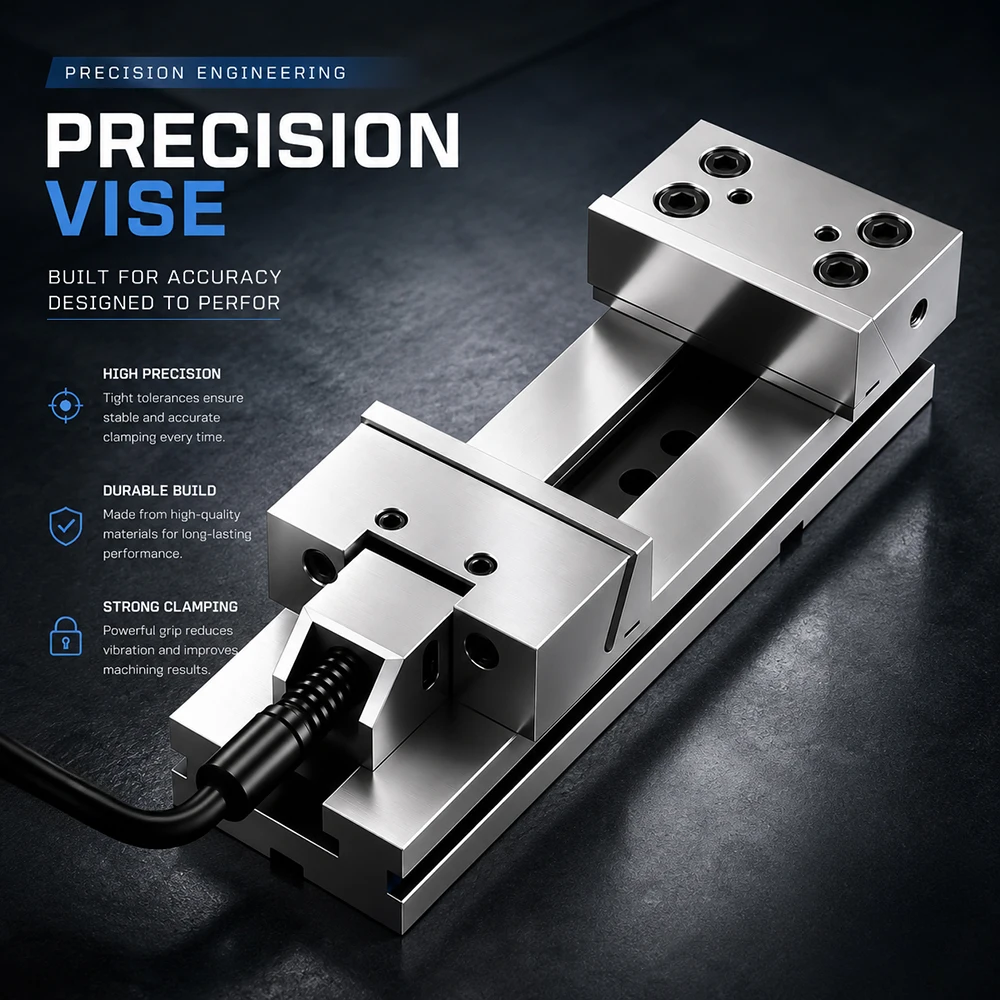 Tornillo De Banco De Precisión Gt100X100 Y Gt125X150 De 4/5 Pulgadas Para Centro De Mecanizado Cnc, Torno Y Fresadora — -38%, 156.53€ Coupon, from 255.39€ – 38% descuento – €255.39