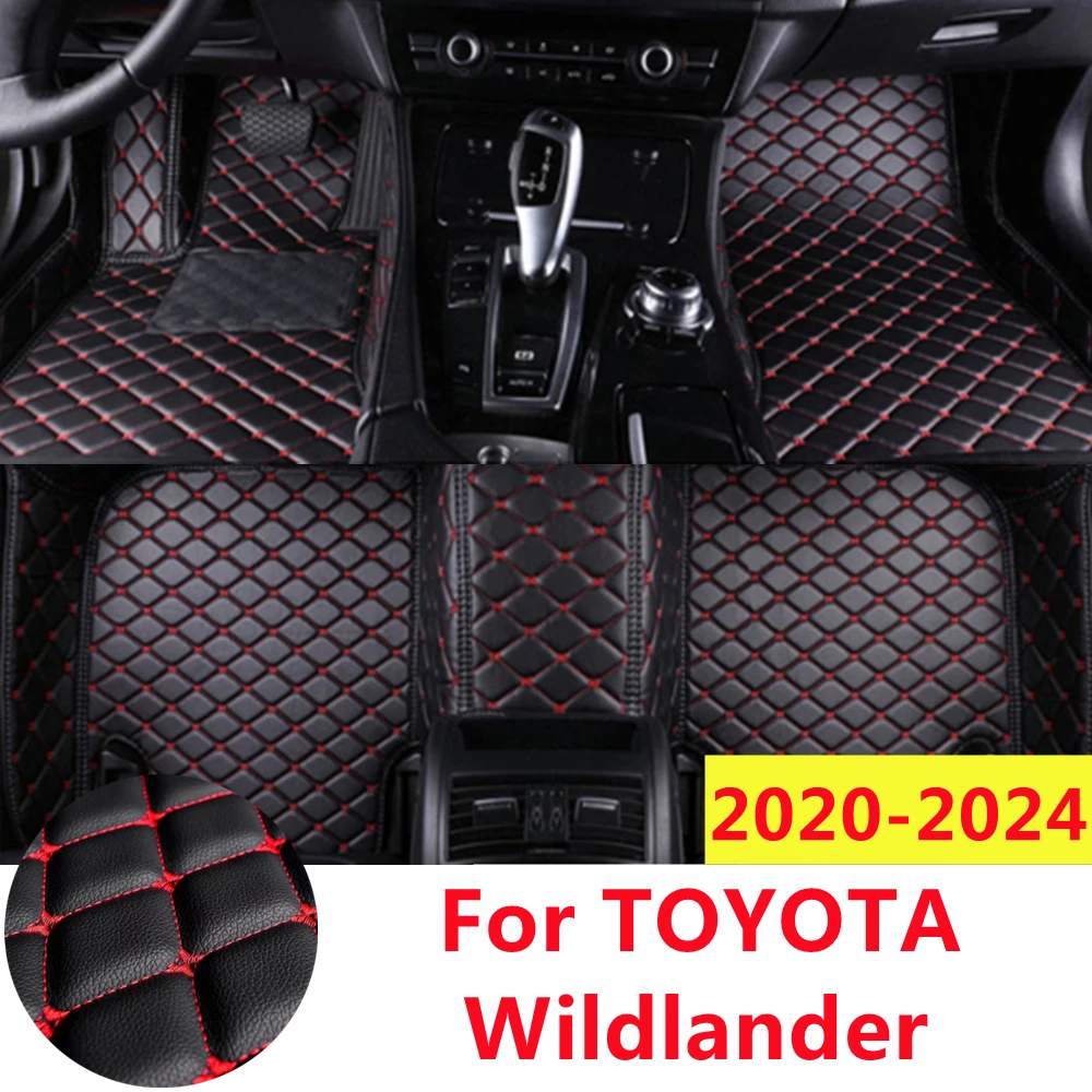 SJ Full Set Custom Car Floor Mats Fit For TOYOTA Wildlander 2024 2023 2022 2021 2020 Front & Rear Floor Liner Styling Auto Parts