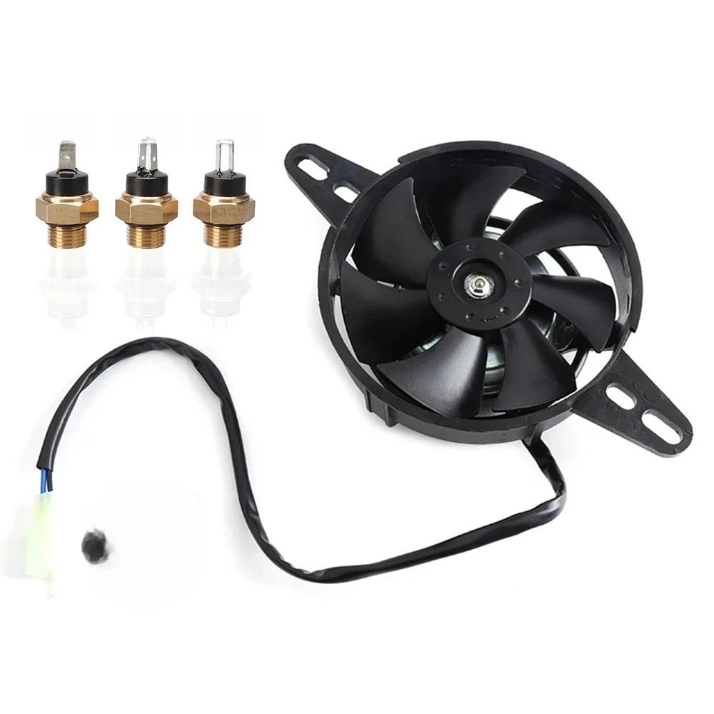 AliExpress 4 inch Universal Motorcycle Radiator Cooling Fan Oil Cooler Water Cooler Electric Fan 12V For All Dirt Bike Motocross ATV Quad