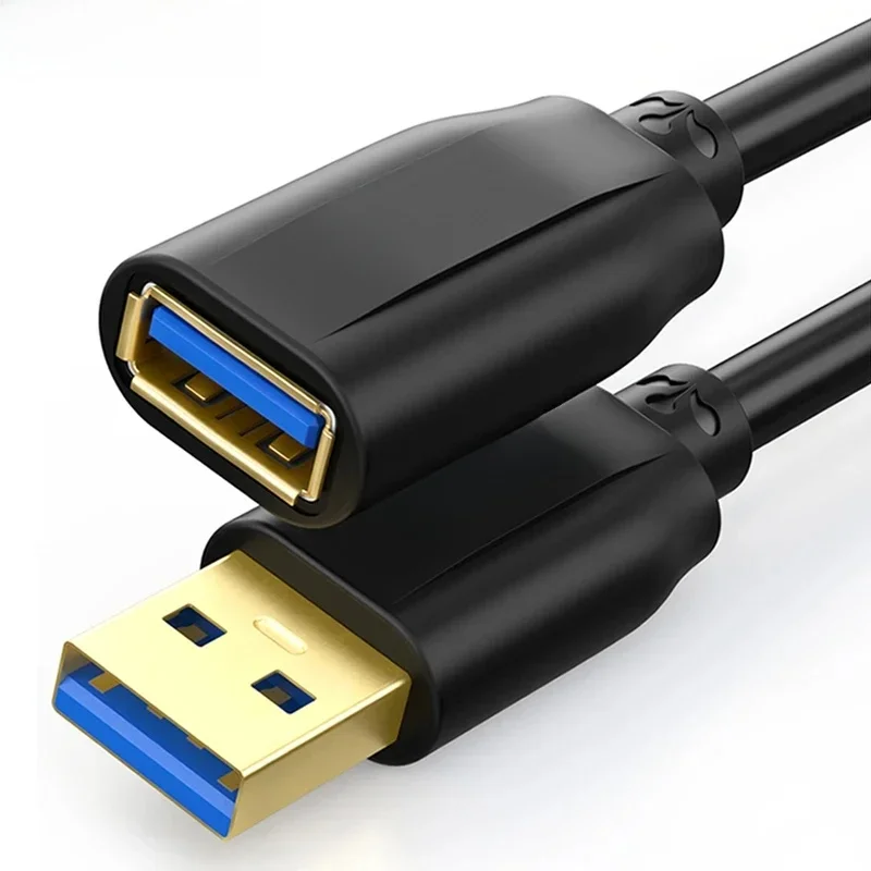 SAMZHE Przedłużacz USB 3.0 męski na żeński Przedłużacz USB3.0 2.0 do komputera PC TV PS4 Przedłużacz do laptopa Przewód danych — zdjęcie produktu 7