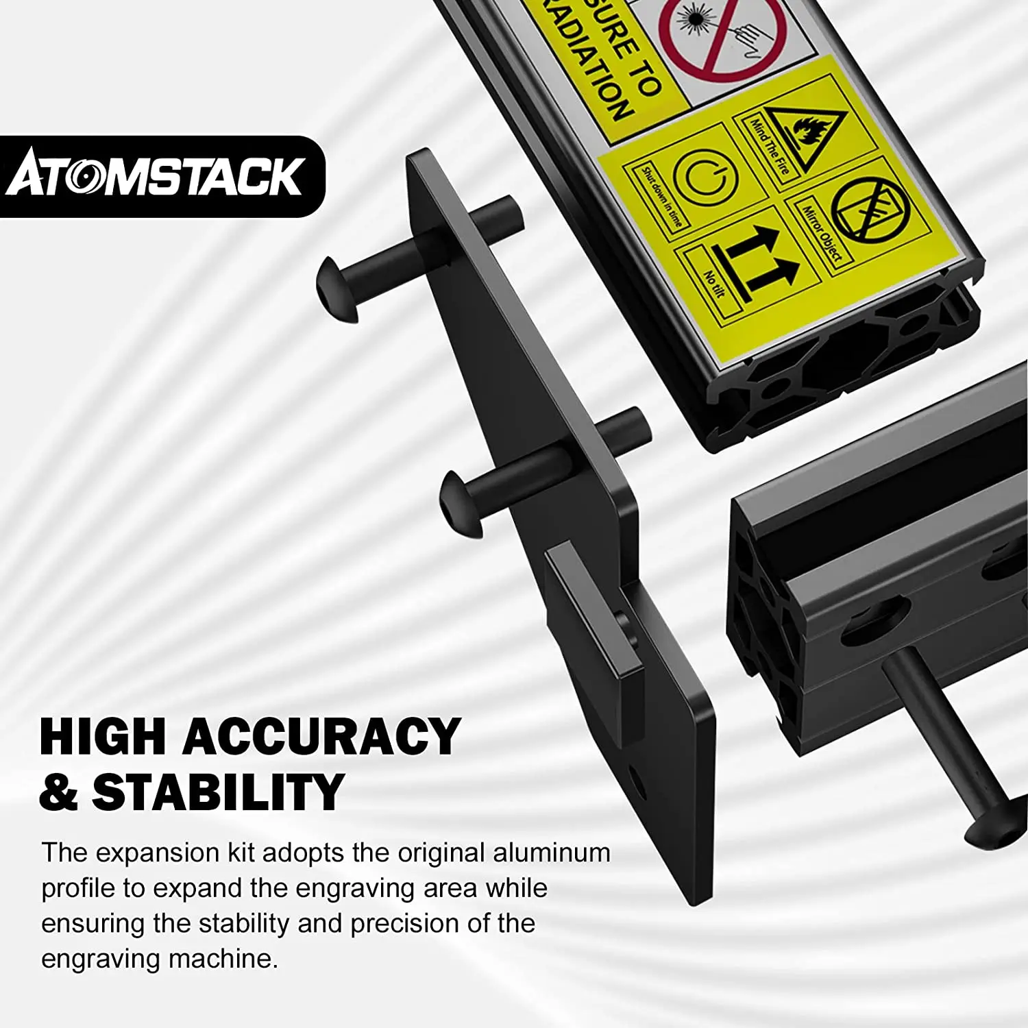 ATOMSTACK Y-axis Extension Kits for A40 X40 S30 PRO X20 S20 A20 PRO X7 A10 S10 PRO A5 PRO Laser Engraving Machine Up To 85*40cm