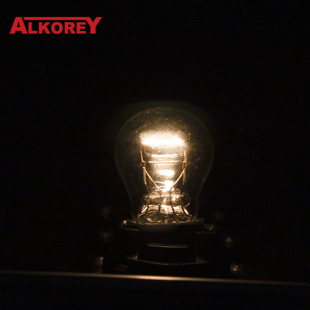 Alkorey 10 Buah 3156 3157 T25 12V 21W 12V 21/5W Bohlam Sinyal Belok Eksternal Mobil Lampu Halogen Lampu Rem Lampu Ekor Putih Amber