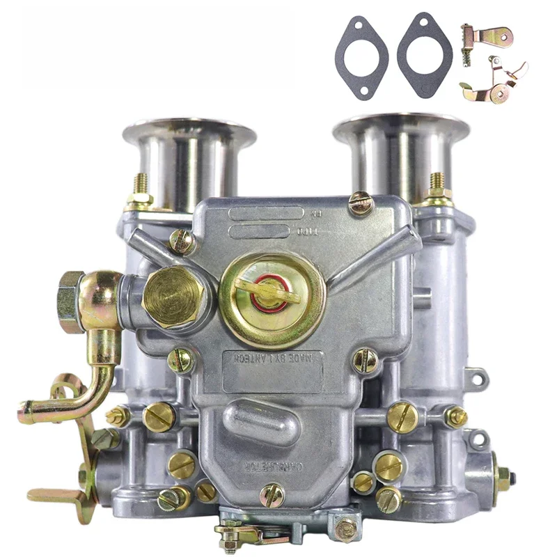 40 Dcoe Weber Carburateur Carburateur Voor Twin Choke 4-cyl 6-cyl All Vw 1975-1992 V8-motor Vervangt 19550.174 Empi Solex Dellorto - afbeelding 2