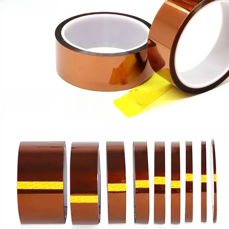 Bande BGA thermique haute température 3-100mm, isolation thermique dorée, Protection des panneaux électroniques, bandes adhésives isolantes en Polyimide