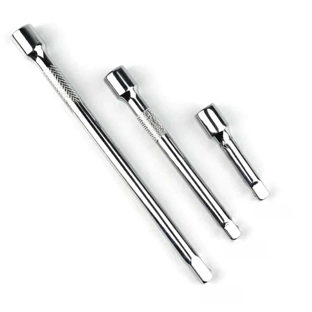 1 szt. 1/4 cala klucz nasadowy z grzechotką przedłużka 50/100/150mm długi pręt tuleja sterująca korbowód przedłużacz nasadki narzędzia ręczne — zdjęcie 2
