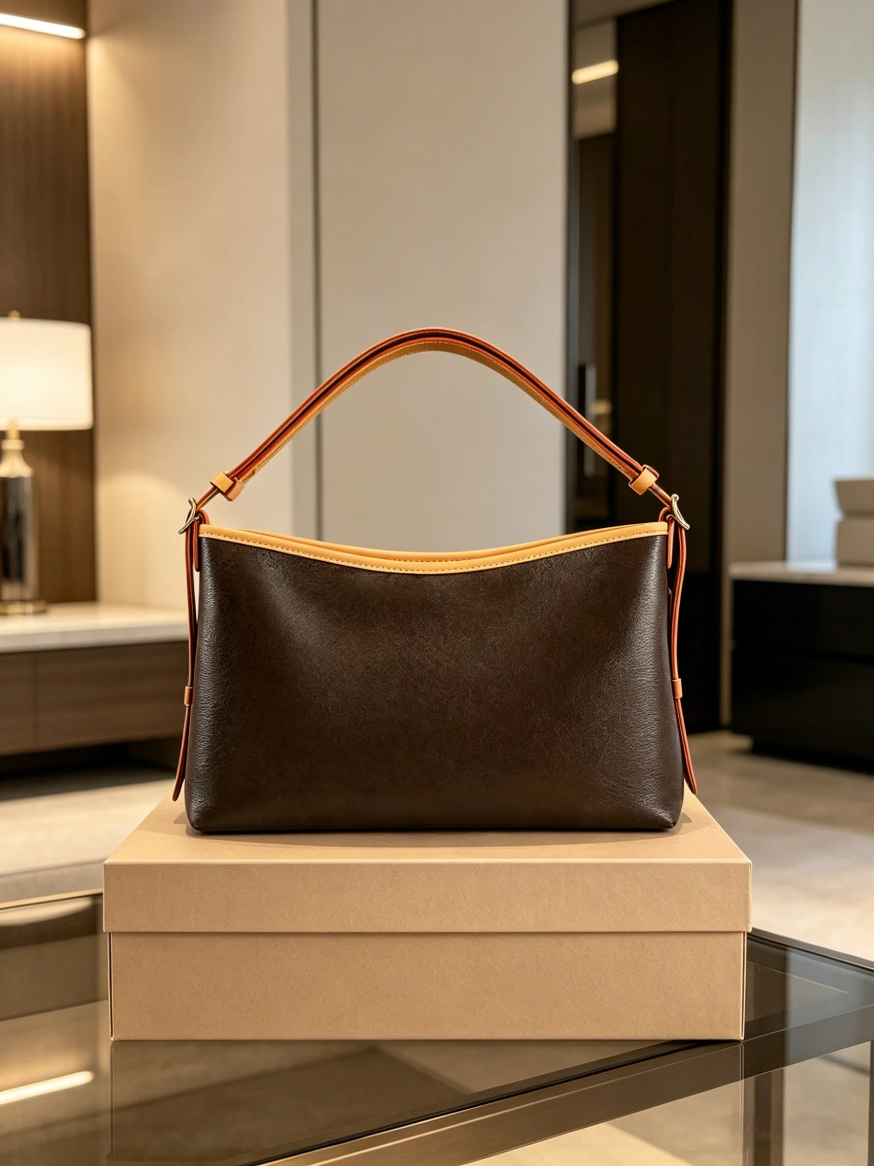 

2026 Women's Underarm Bag Casual Shoulder Bag Large Capacity Daily Commuter Bag 36X19cm ZX2614