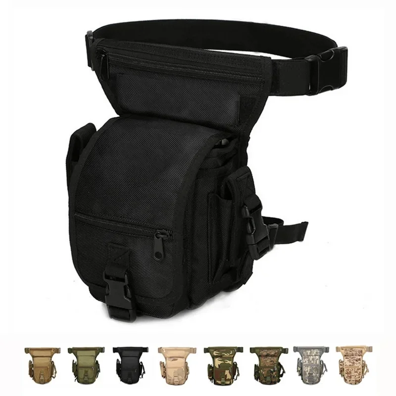 AliExpress RUIN HAWK Tactical Drop Leg Bag Men Thigh Waist Fanny Pack Hunting Accessories Molle Gun Bag Hiking Traveling Camping Cycling Thigh Pouch
